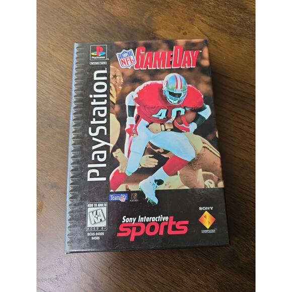 NFL Gameday Long Box Edition (Sony Playstation 1, 1995) Complete W/Manual Tested - Picture 1 of 16